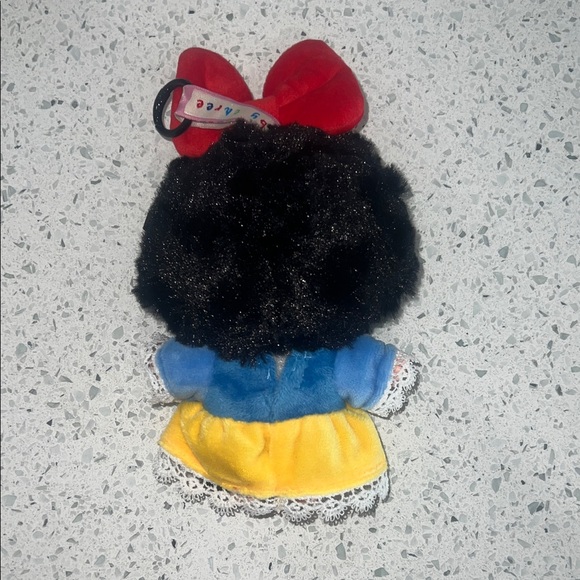 Adorable Baby Three Plush Doll with Red Bow - Picture 3 of 3